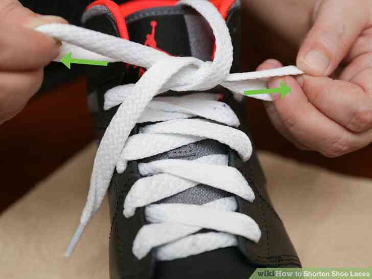 Image intitulée Raccourcir les Lacets de Chaussures de l